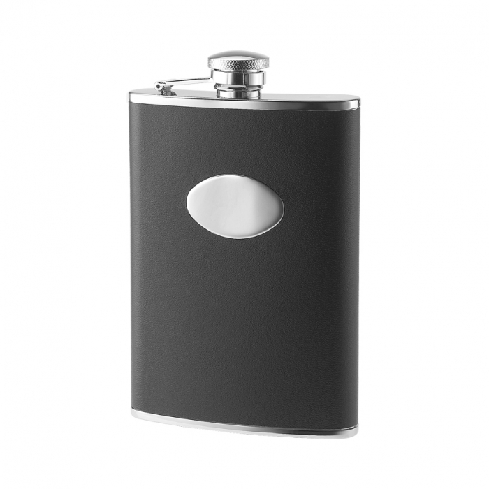 Wholesale 8oz Steel Flask with Leather Wrap - Buy Wholesale Flasks